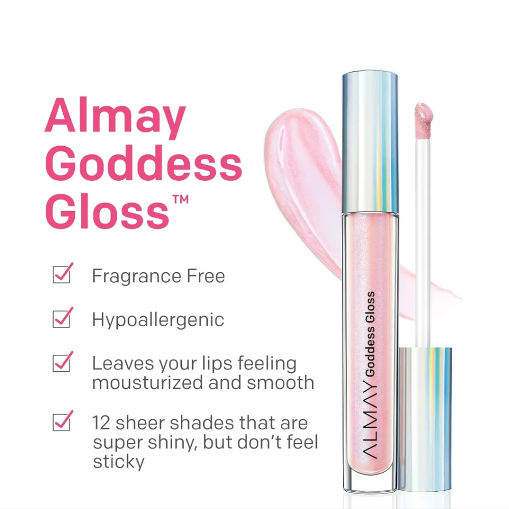 2 x Almay Goddess Gloss, 200 Angelic